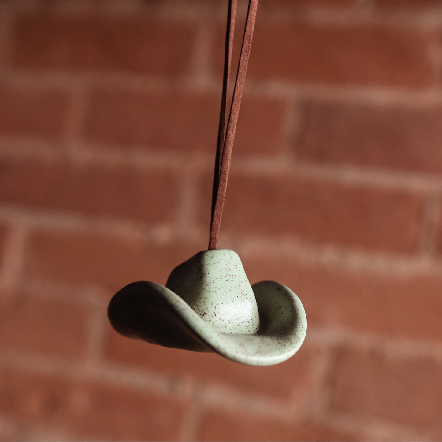 Ceramic Cowboy Hat Ornament