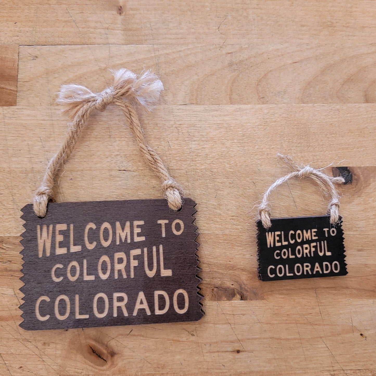 Welcome to Colorful Colorado Ornament-Mini