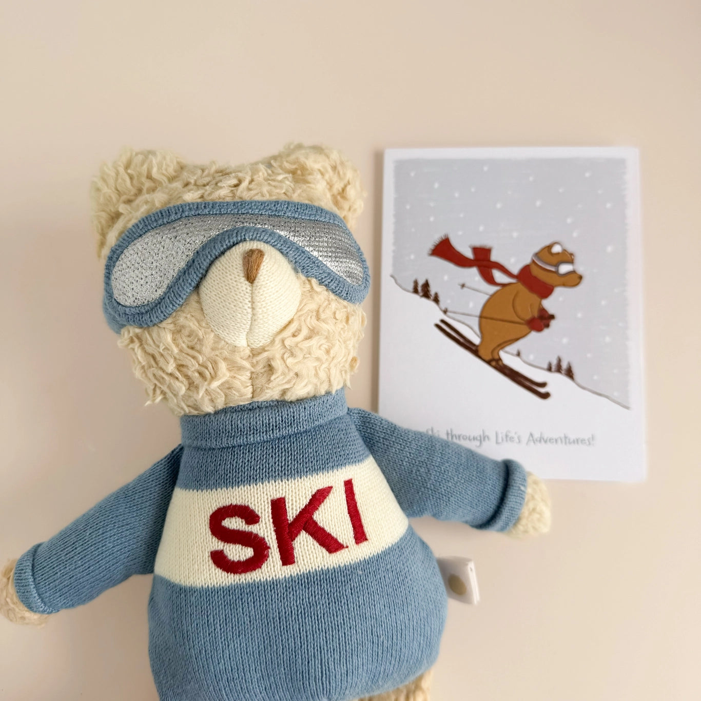 Plush Ski Teddy Bear