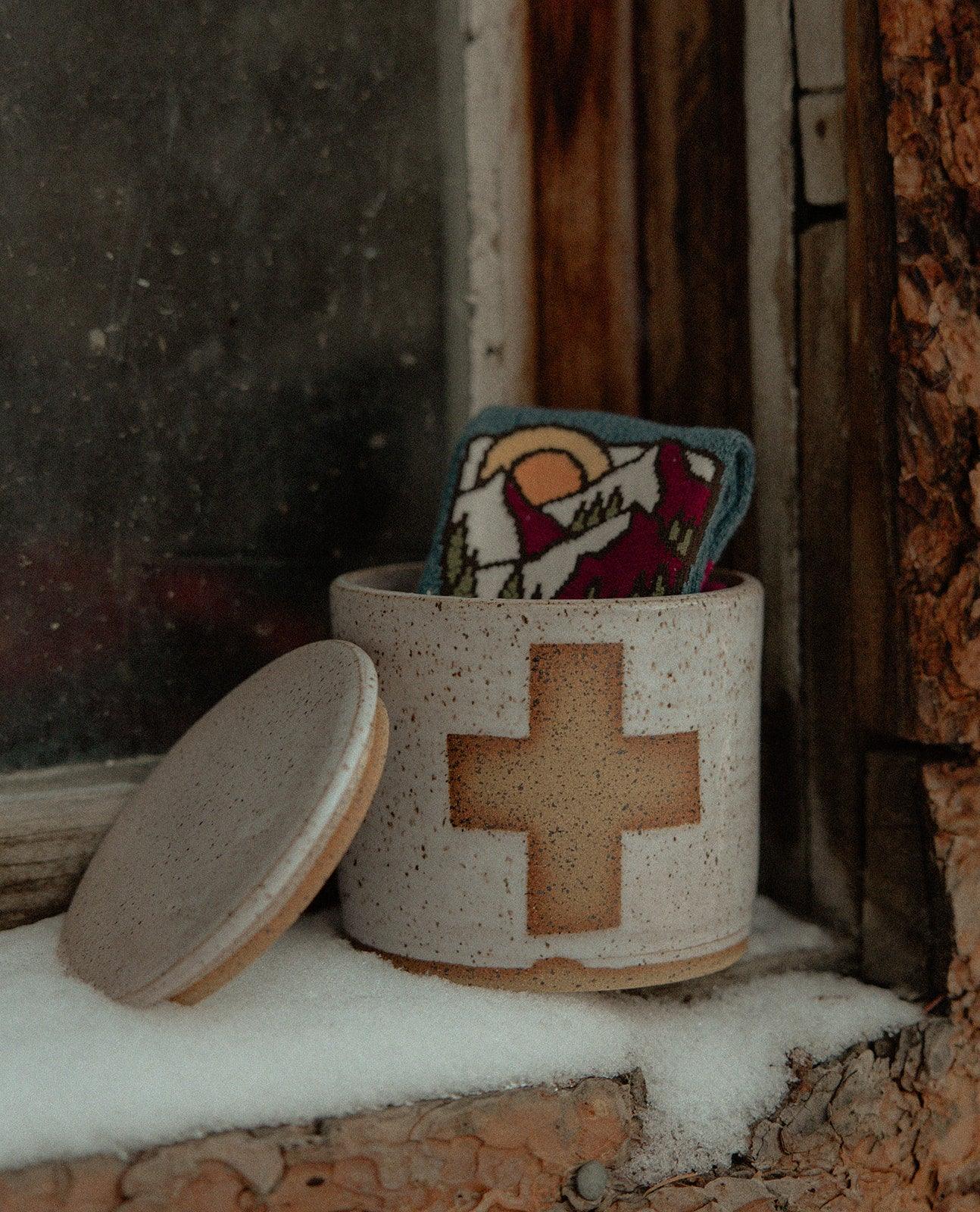 Ceramic Stash Jar - Lidded Canister