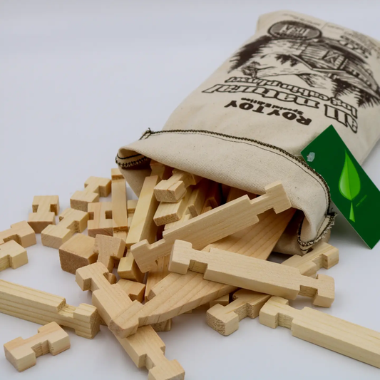 All Natural Log Cabin Playset