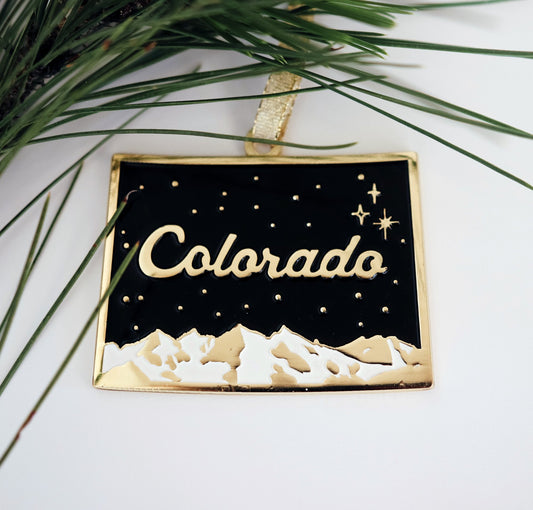 Colorado Holiday Ornament