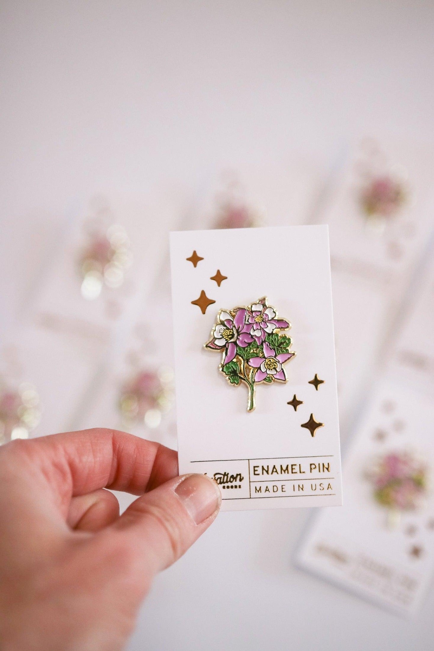 Colorado Columbine Enamel Pin