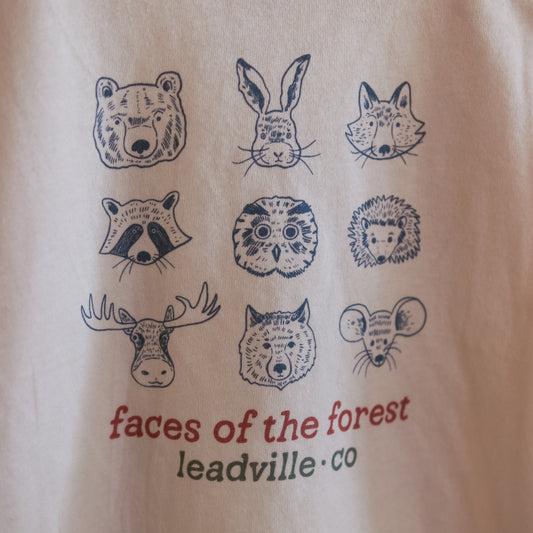 Faces of the Forest Kids Tee