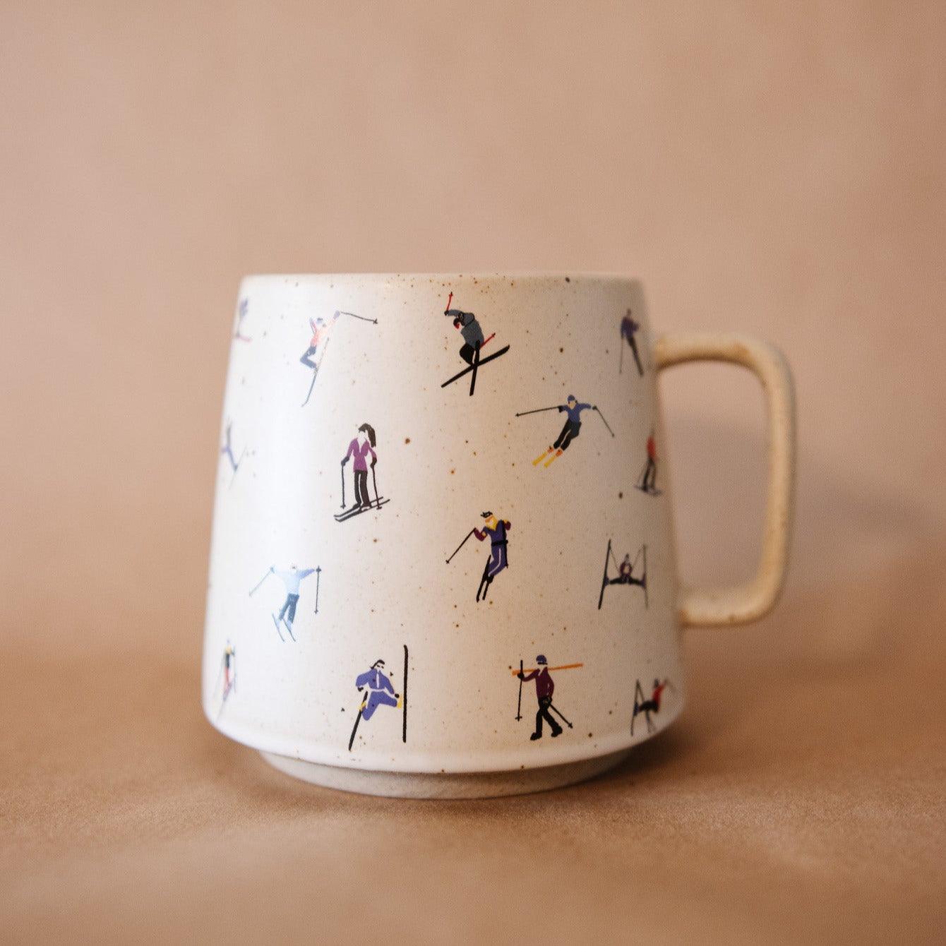 Winter Ski Mug - Stoneware