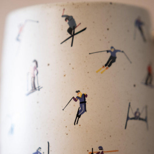 Winter Ski Mug - Stoneware