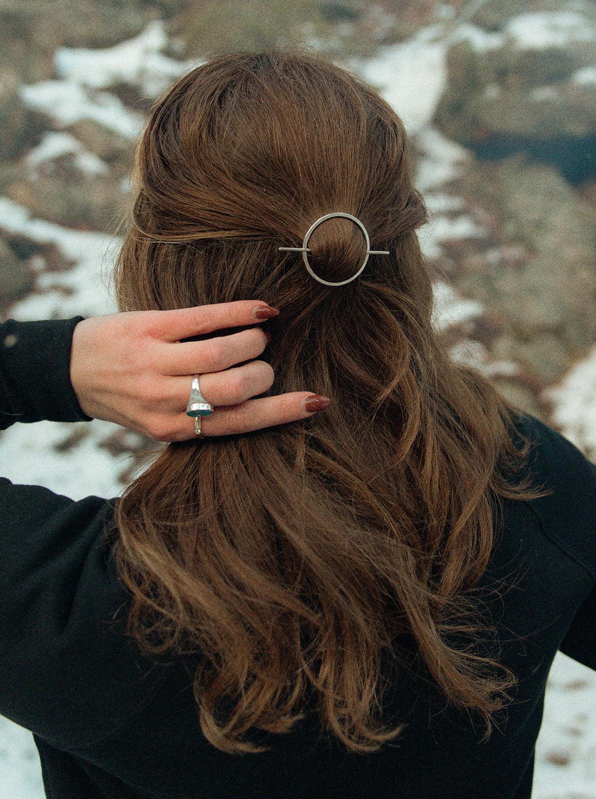 Solid Silver Hairpin