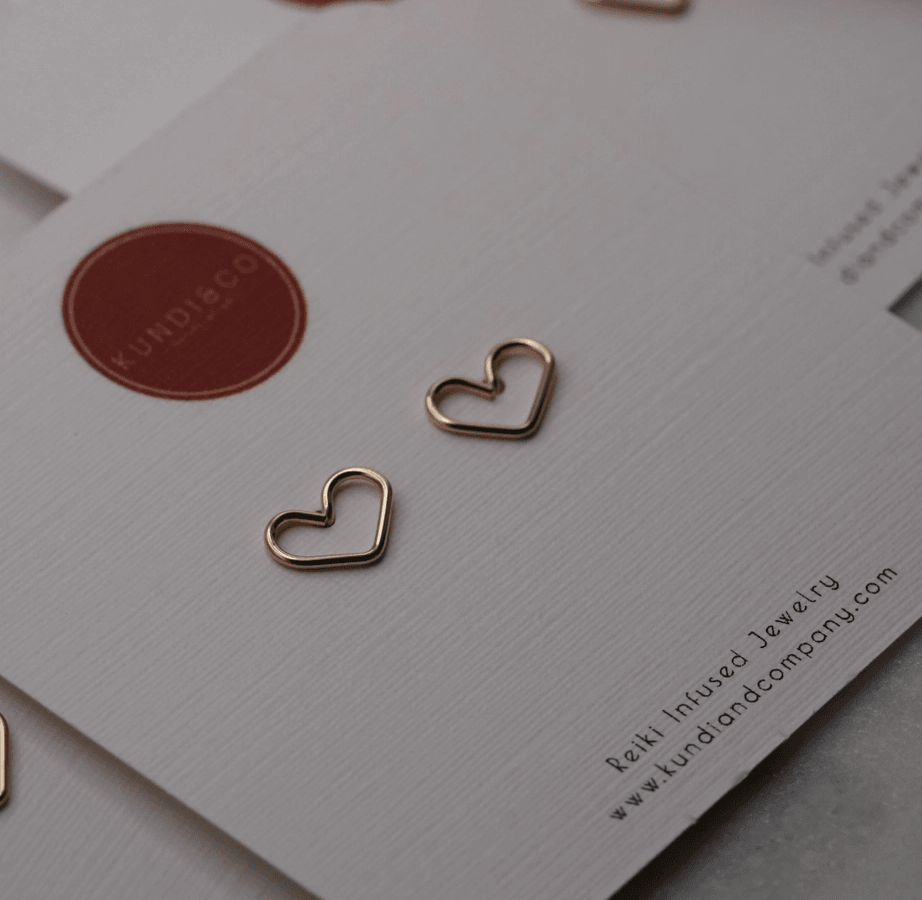 Heart Earring - Gold fill