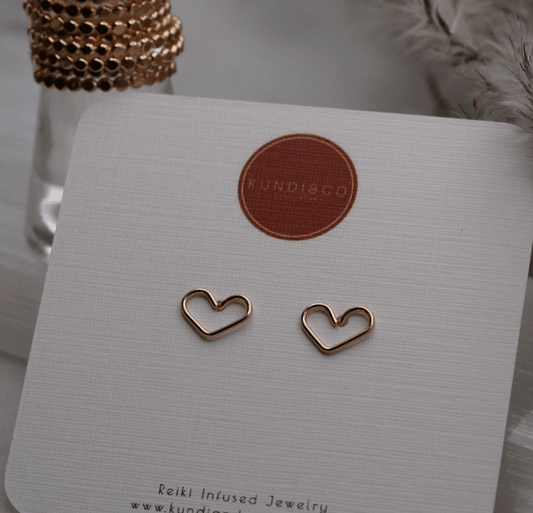 Heart Earring - Gold fill
