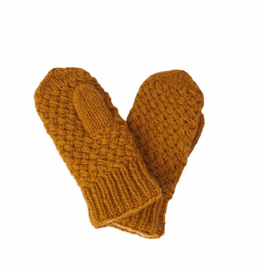 Knit Mittens Fleece Lined