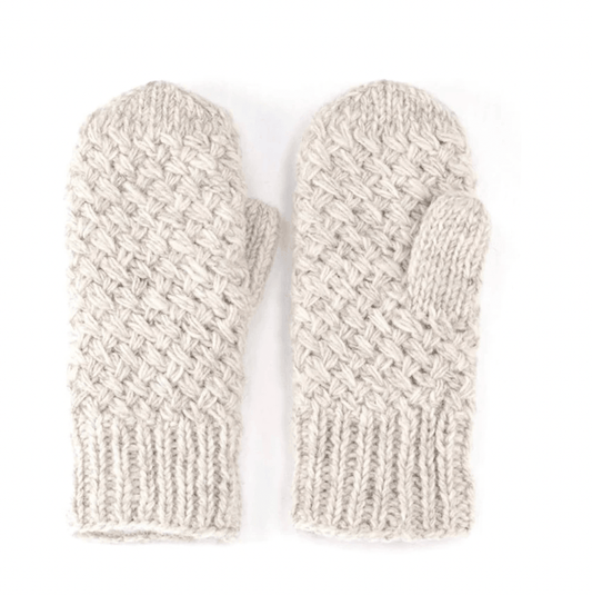 Knit Mittens Fleece Lined