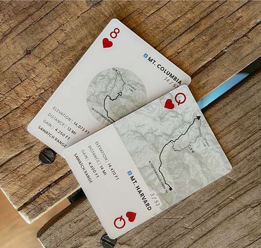 Colorado 14ers Playing Cards