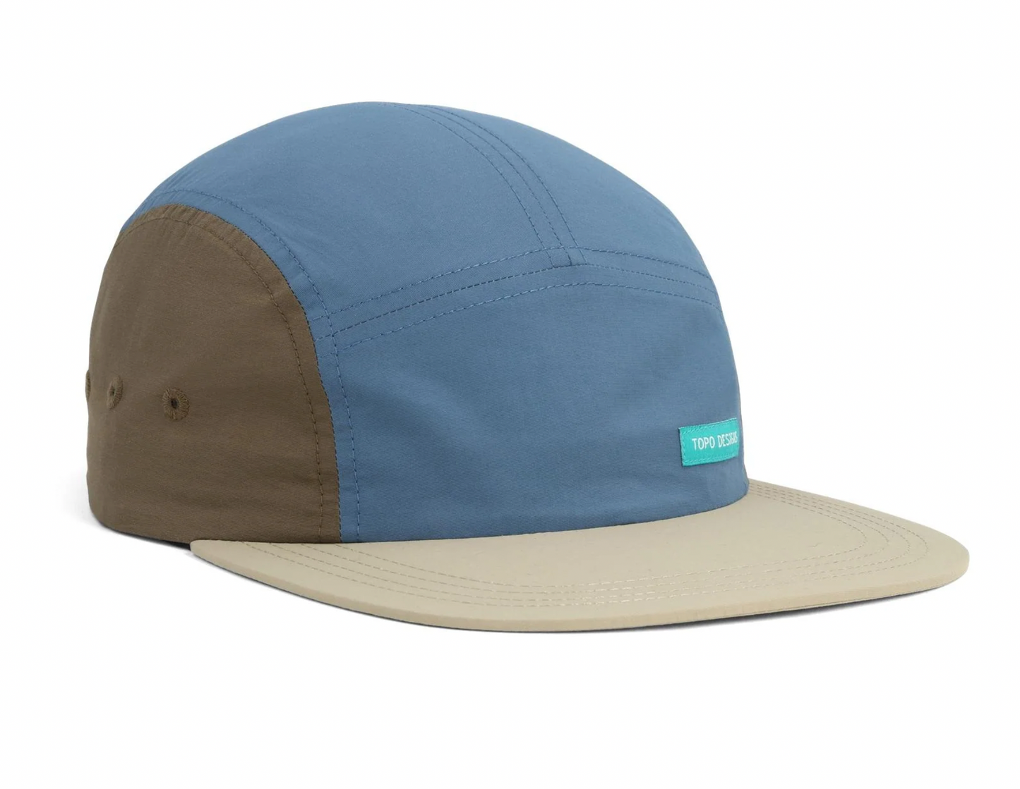 Nylon Camp Hat-Blue Block