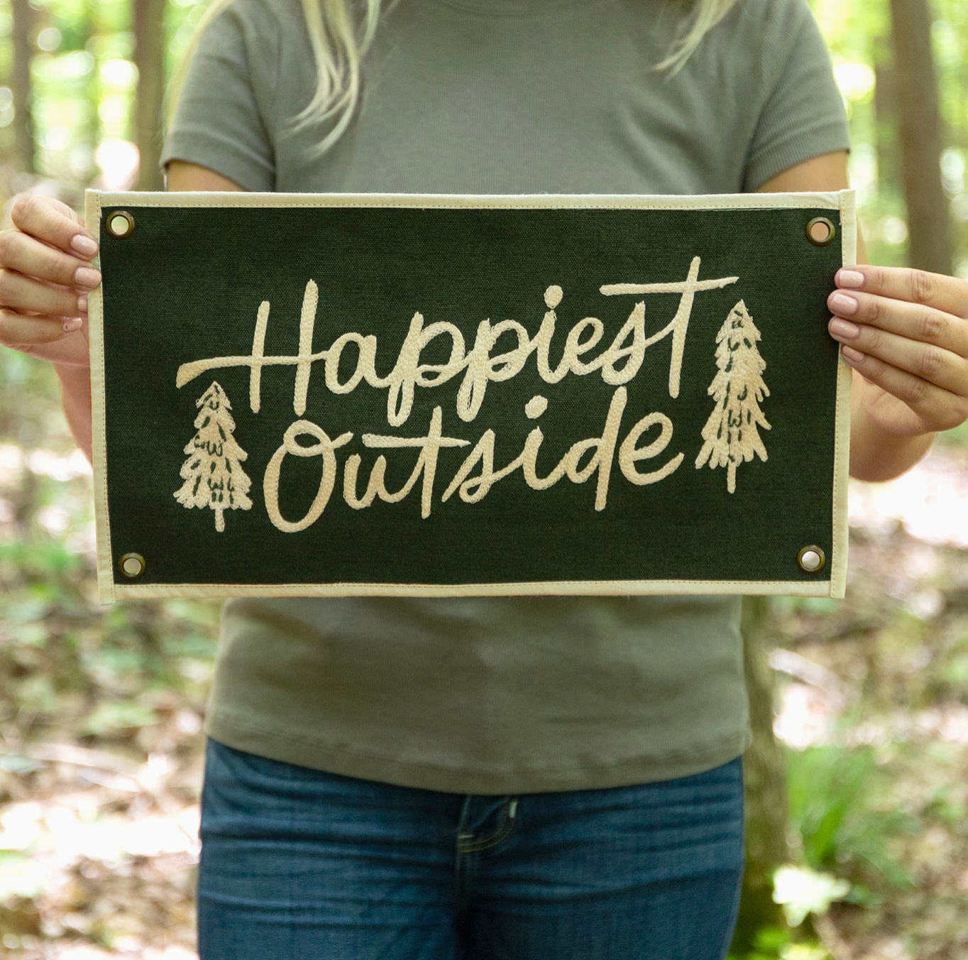 Happiest Outside Banner