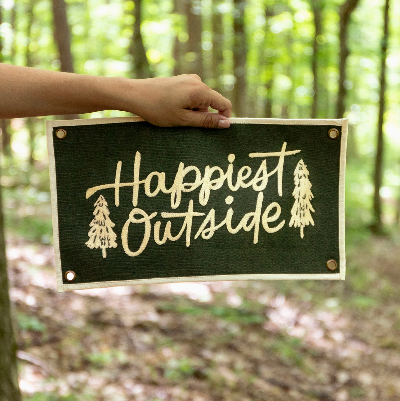 Happiest Outside Banner