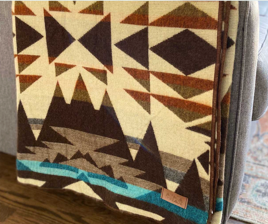 Andean Alpaca Blanket-Cowboy
