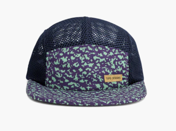 5 Panel Hat-Crackle Loganberry