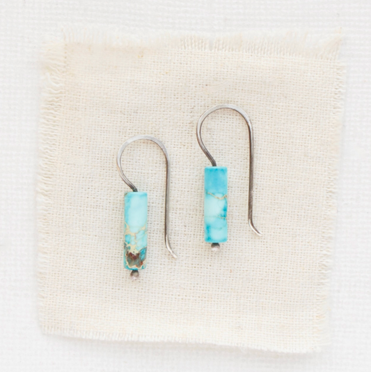 Sydney Sediment Jasper Lobe Hugger Earrings