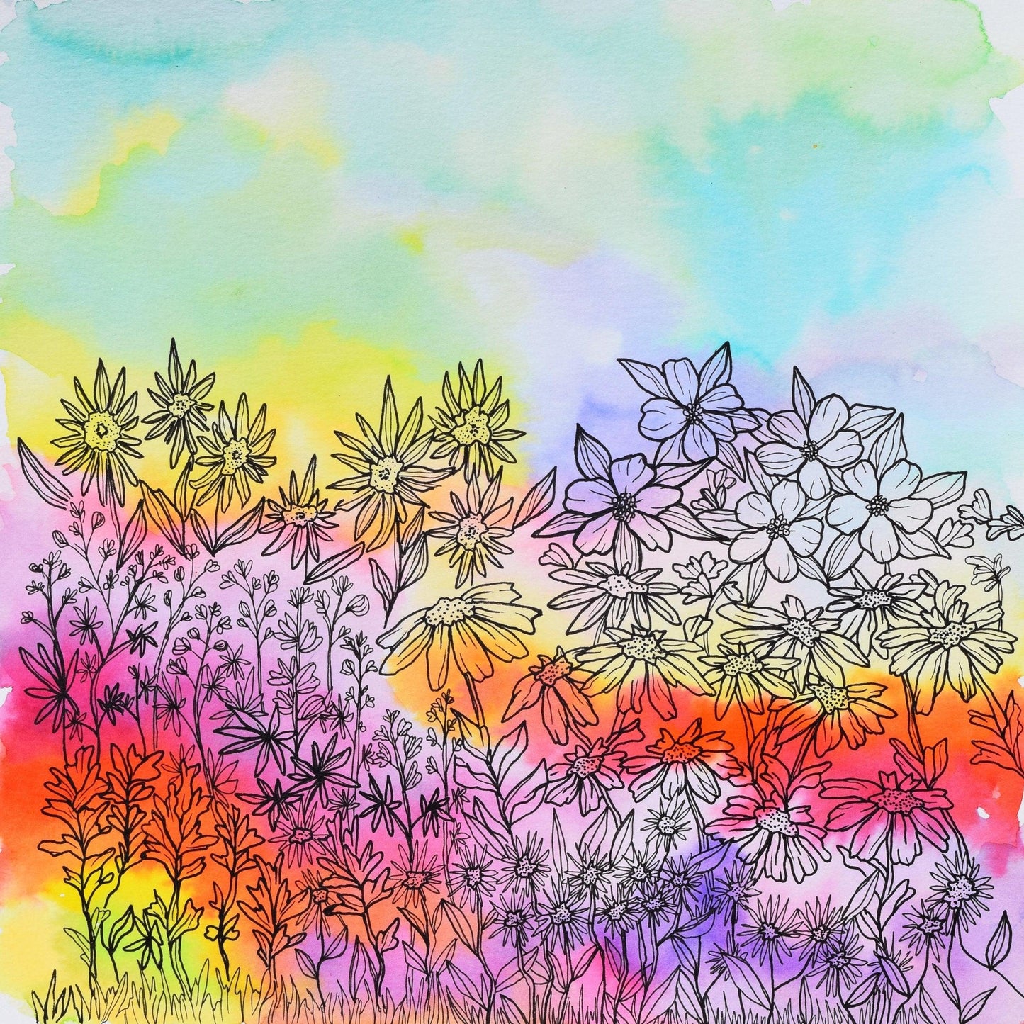 Wildflower Greeting Card