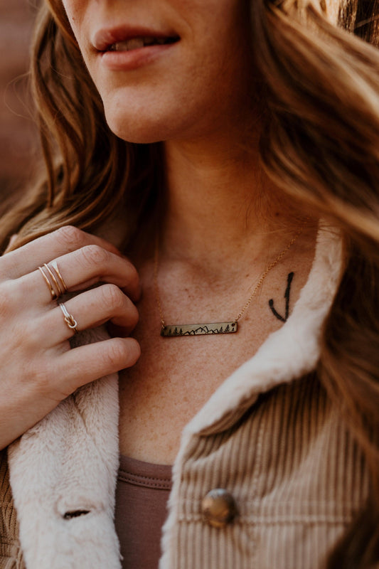 Mountain Bar Necklace
