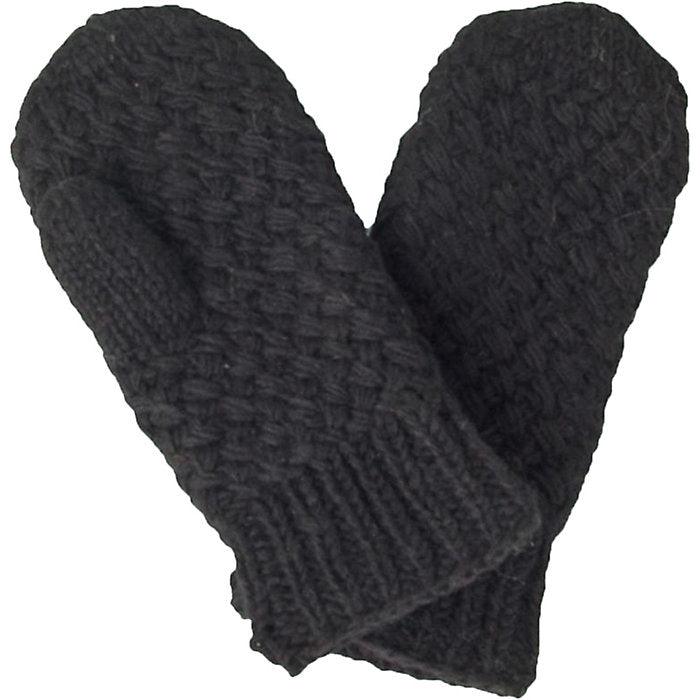 Knit Mittens Fleece Lined
