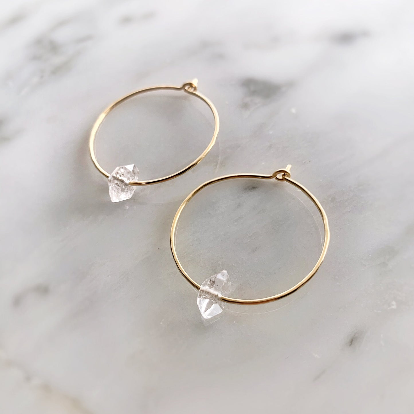 hoop earrings