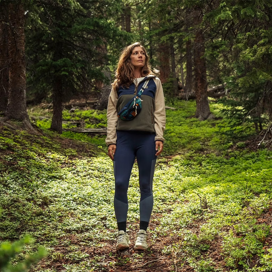 Mountain Waist Pack | Forest and Bone White