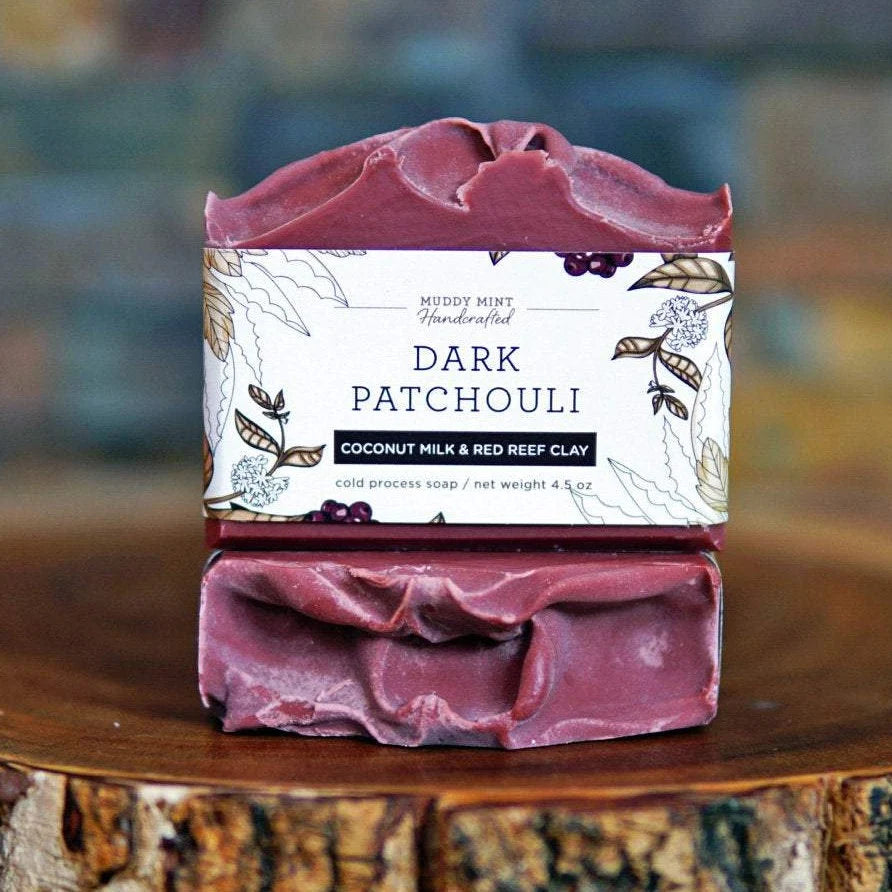 Dark Patchouli Soap with Coconut Milk
