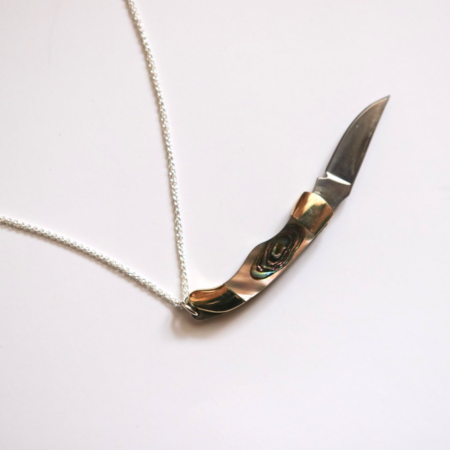1.5" Knife Pendant Necklace