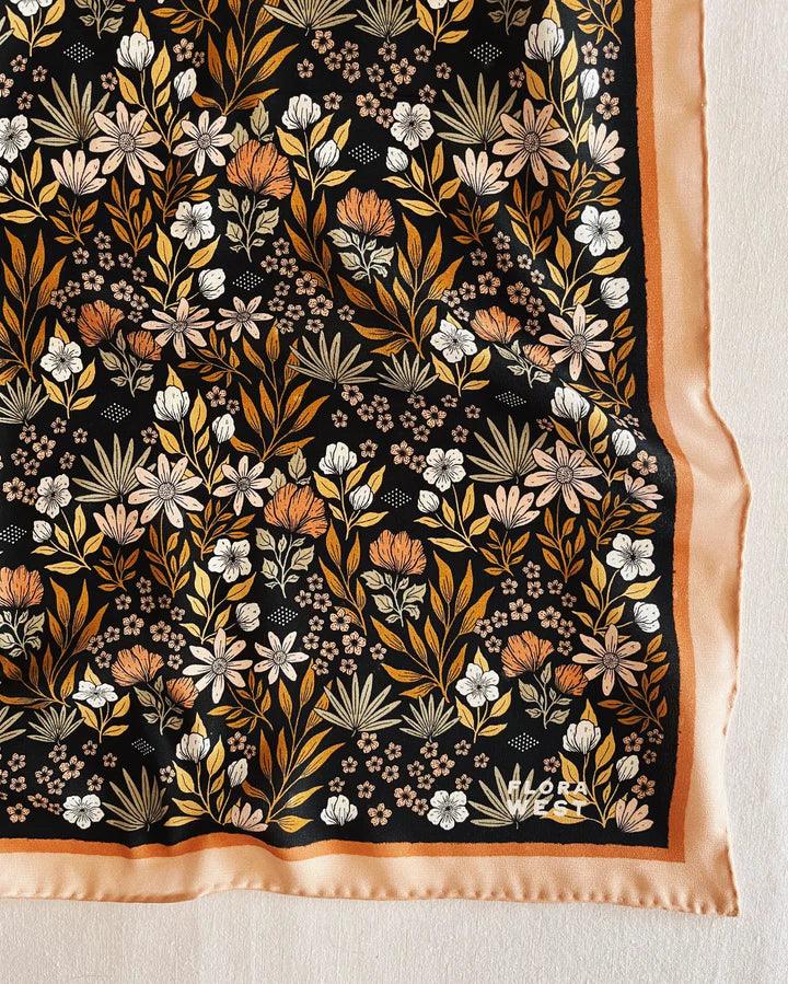 Silk Bandana - Floral