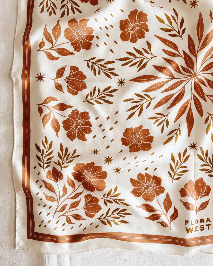 Silk Bandana - Floral