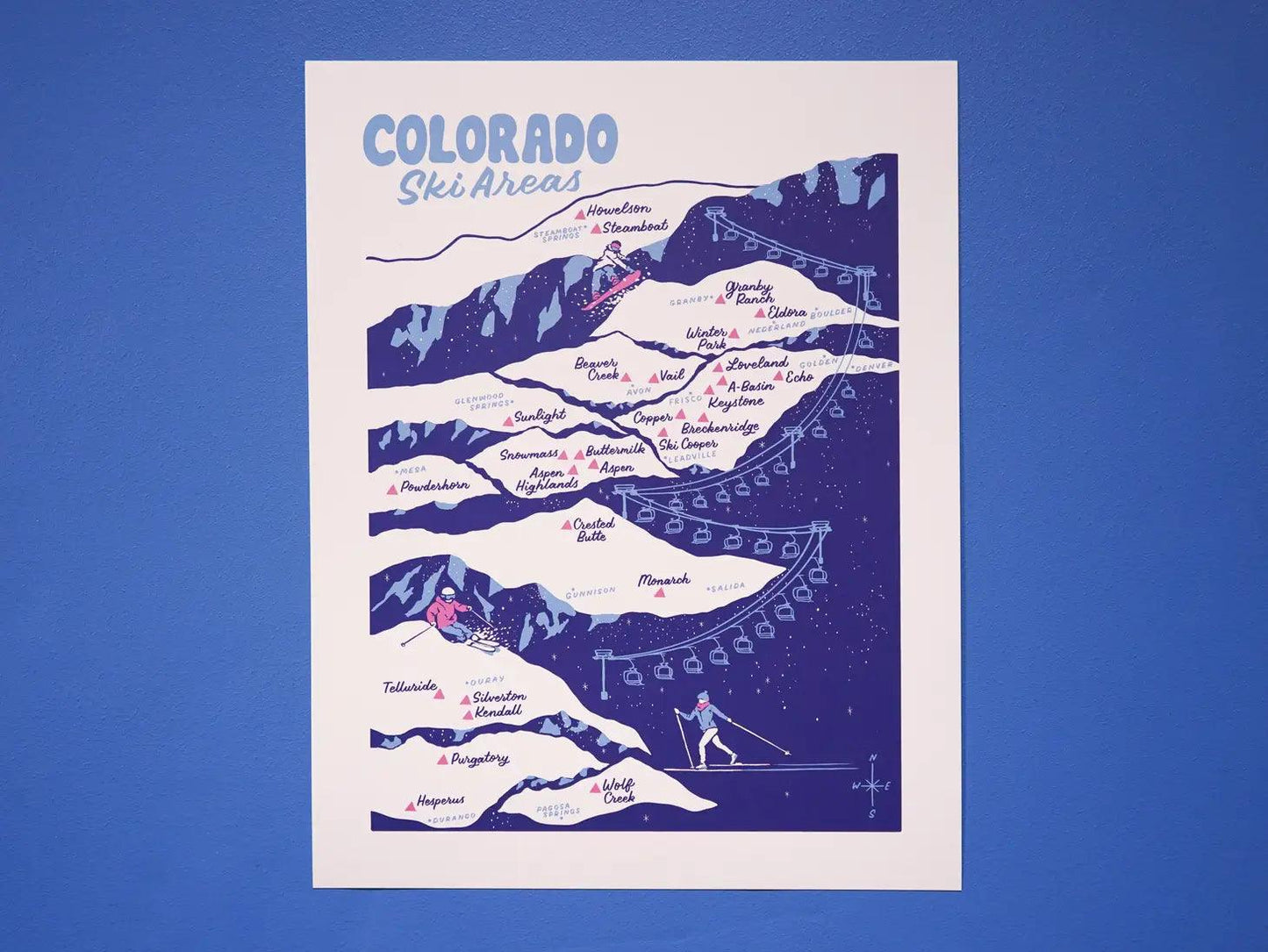 Colorado Ski Resort Map