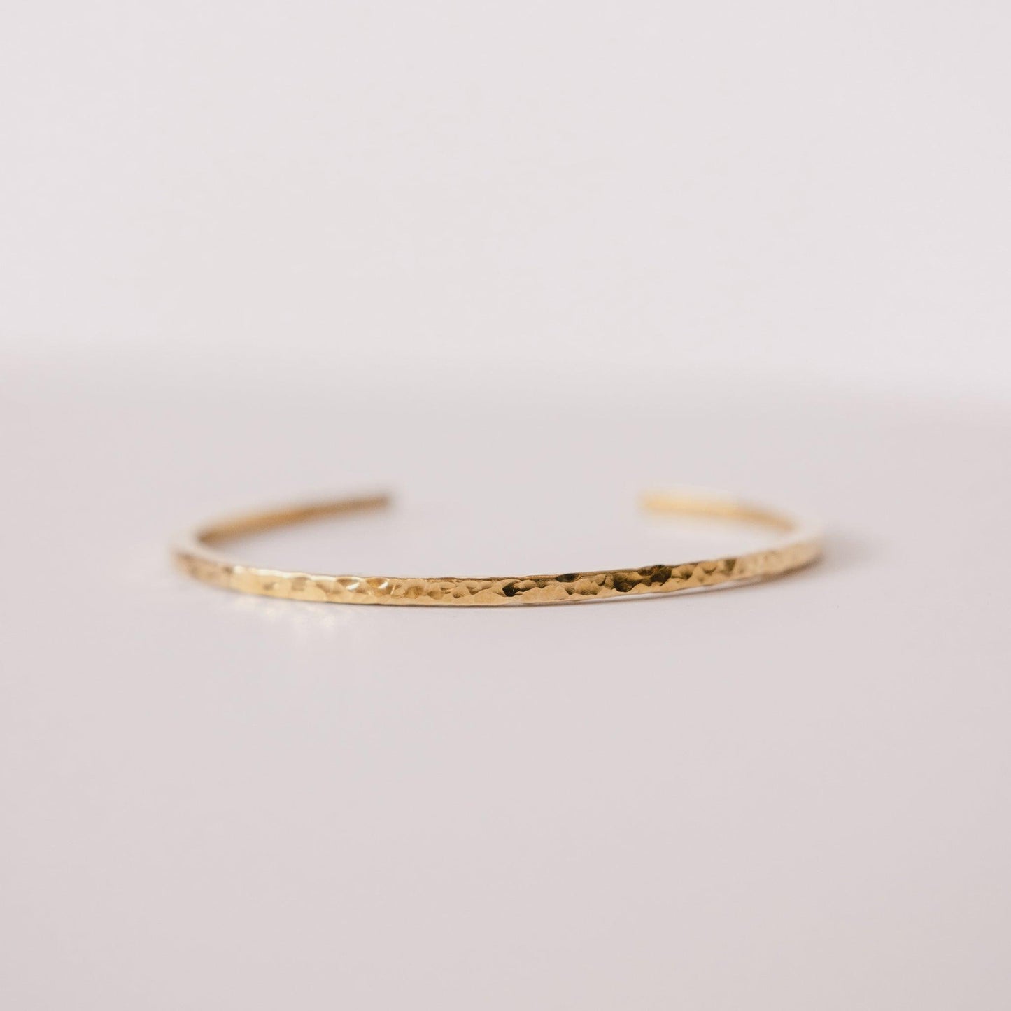 hammered brass cuff bracelet