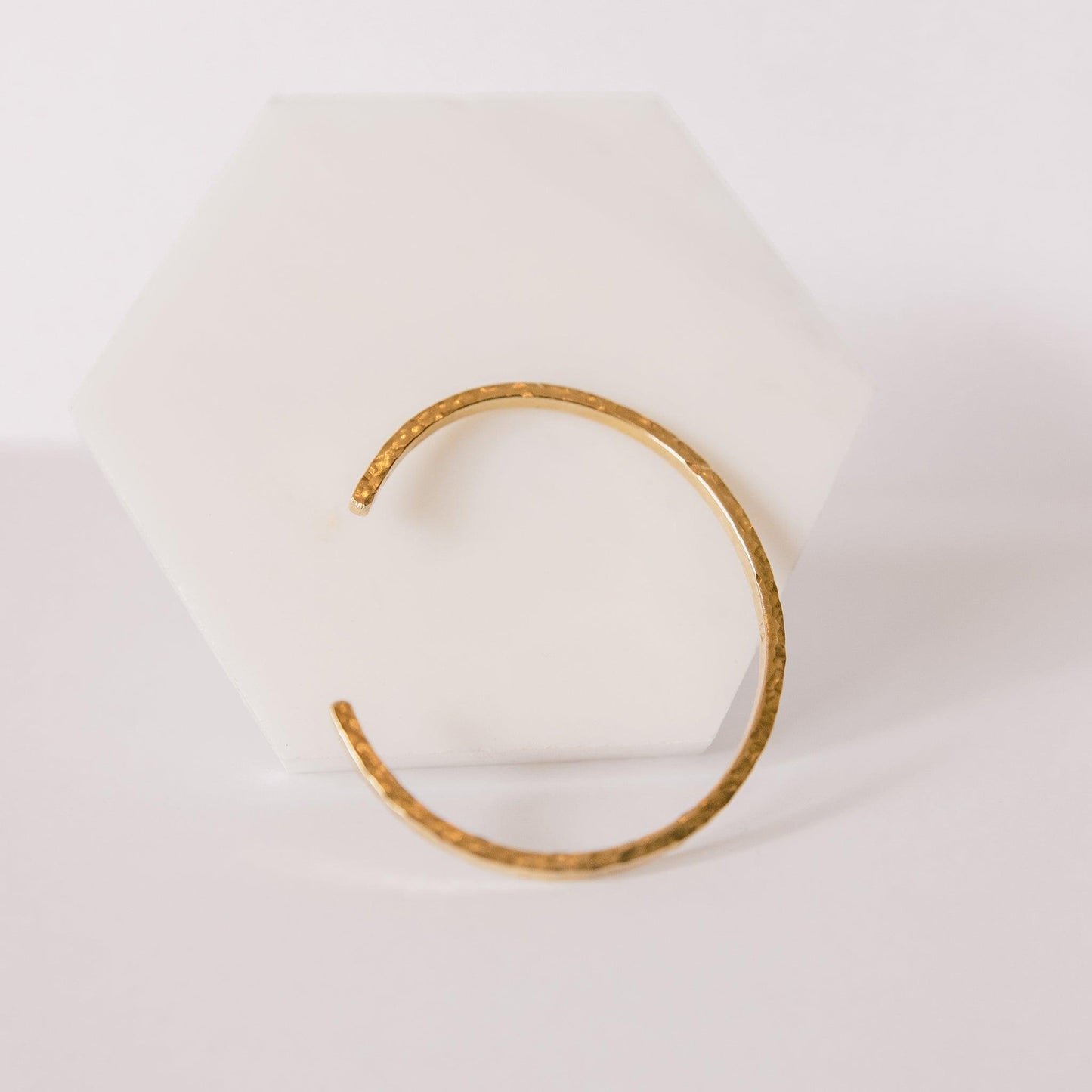 hammered brass cuff bracelet