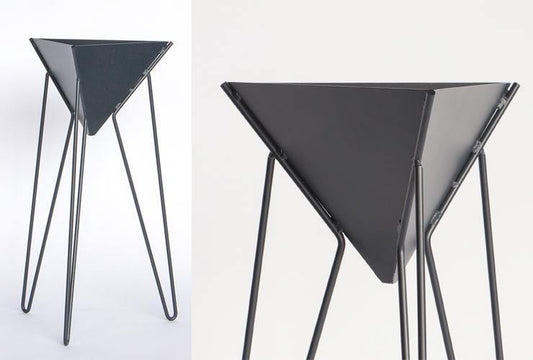 Black hairpin legs planter