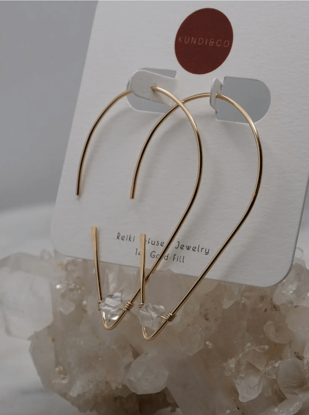 Derive Threader Hoop Earring