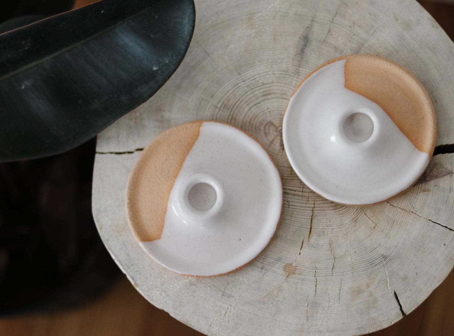 Ceramic candle holder