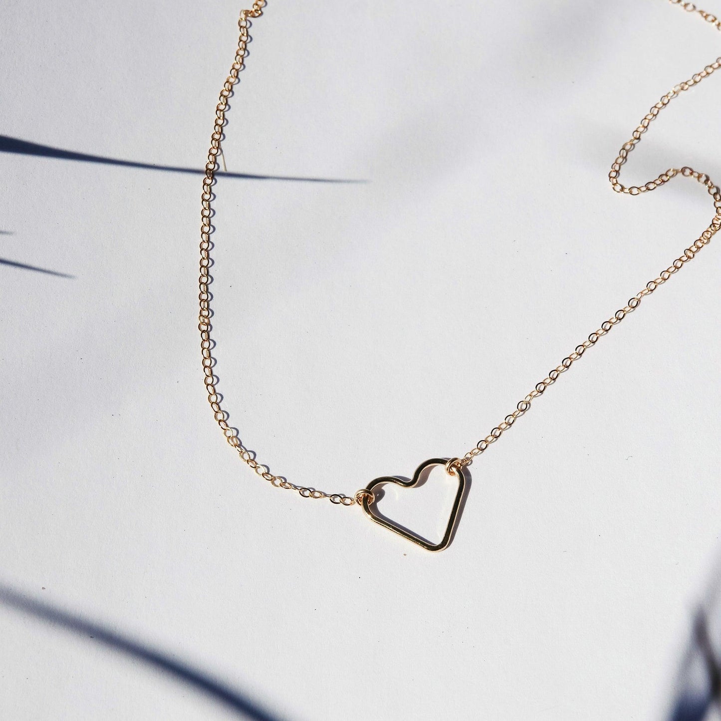 Dainty heart necklace