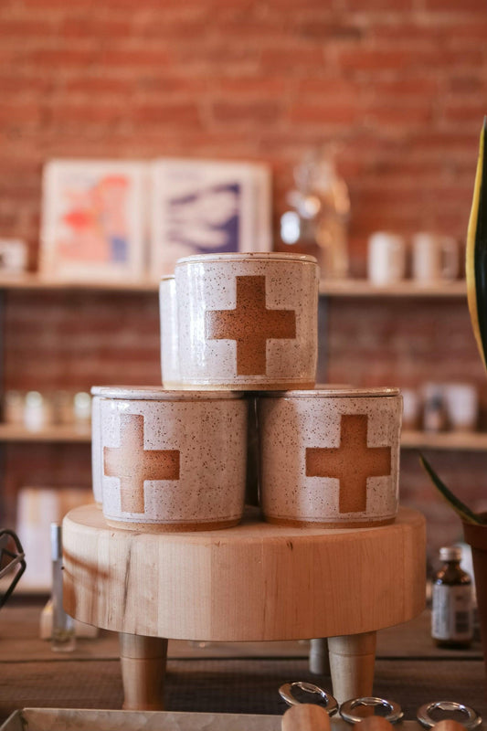 Ceramic Stash Jar - Lidded Canister