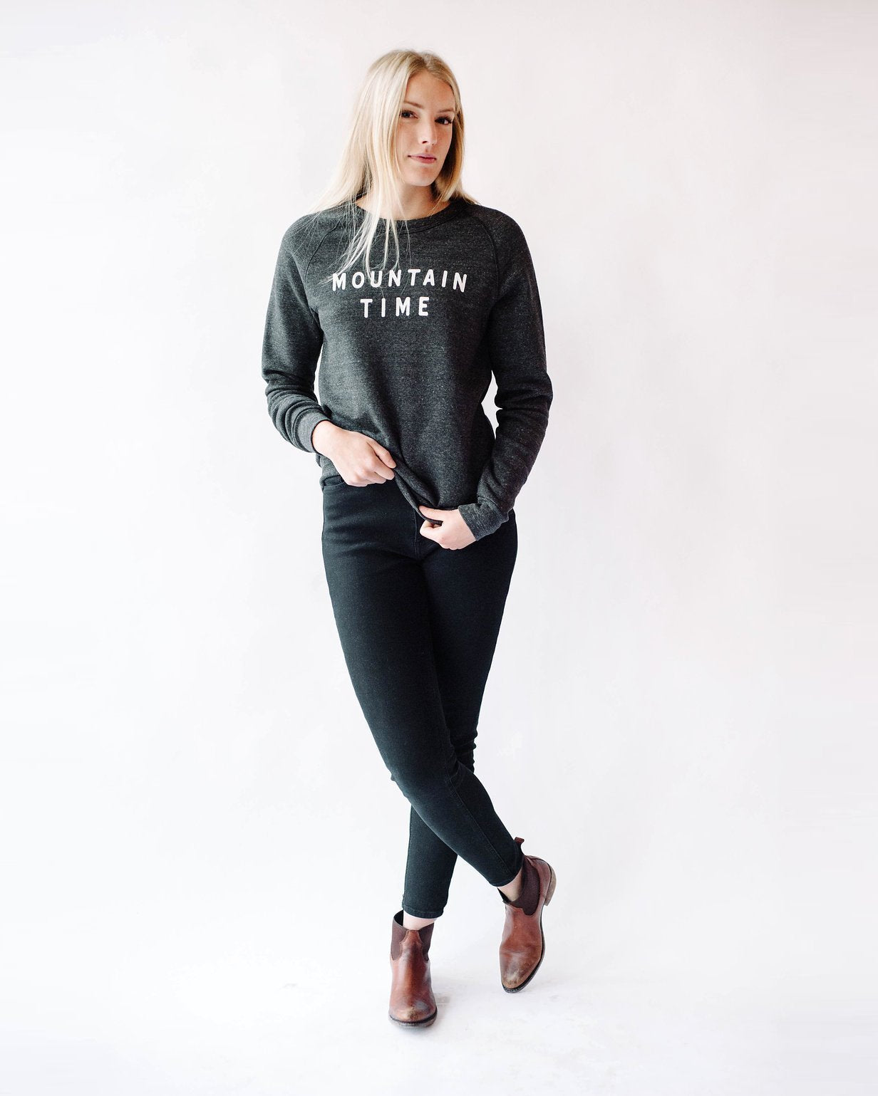 mountain time sweatshirt