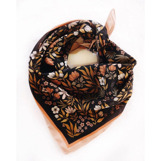 Silk Bandana - Floral