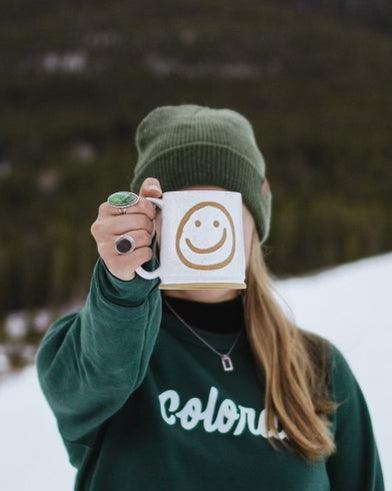Happy mug smiley mug