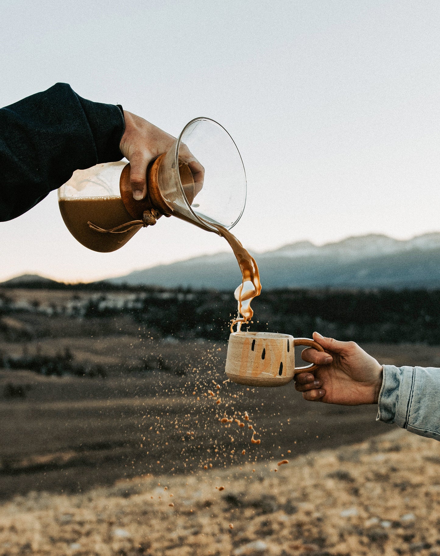 stoneware coffee mug