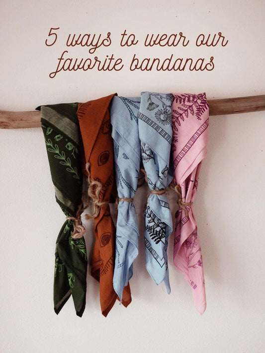 5 ways to wear bandanas
