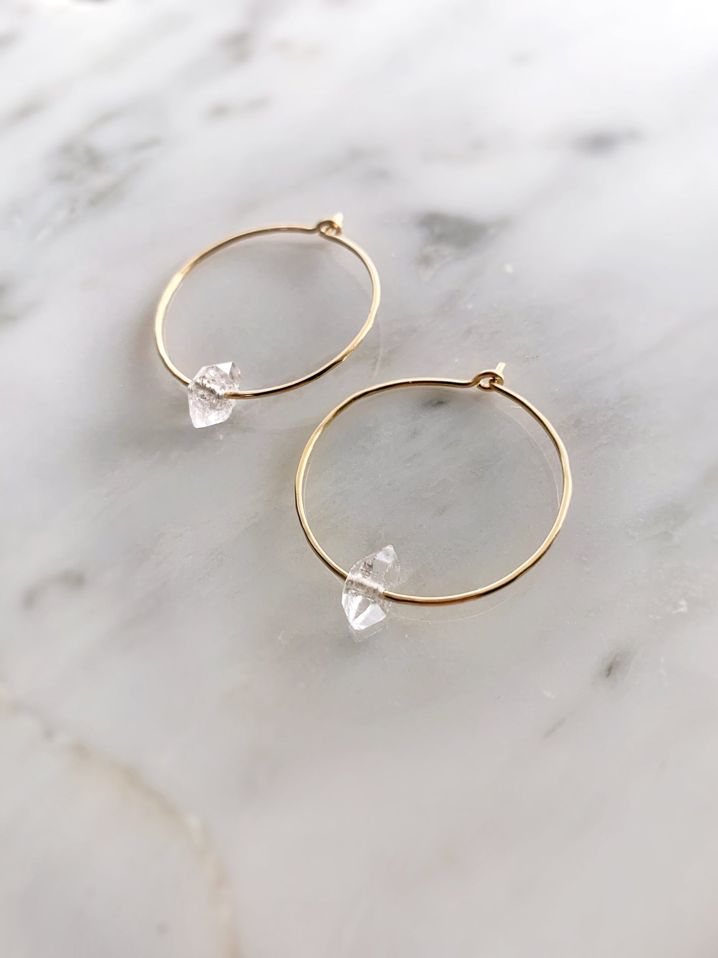 Pakimer Diamond Hoop Earrings