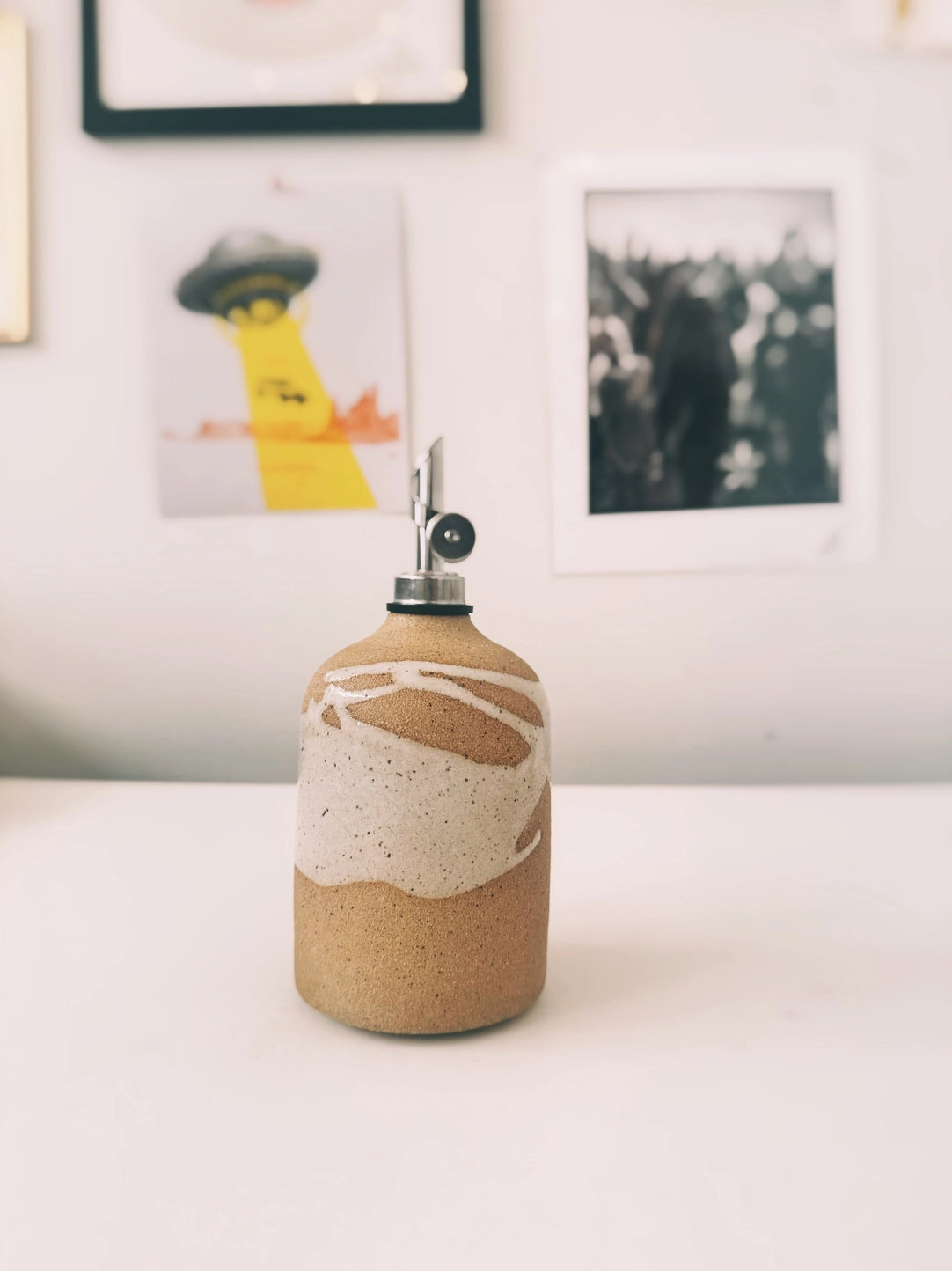 Handmade Ceramic Oil Cruet