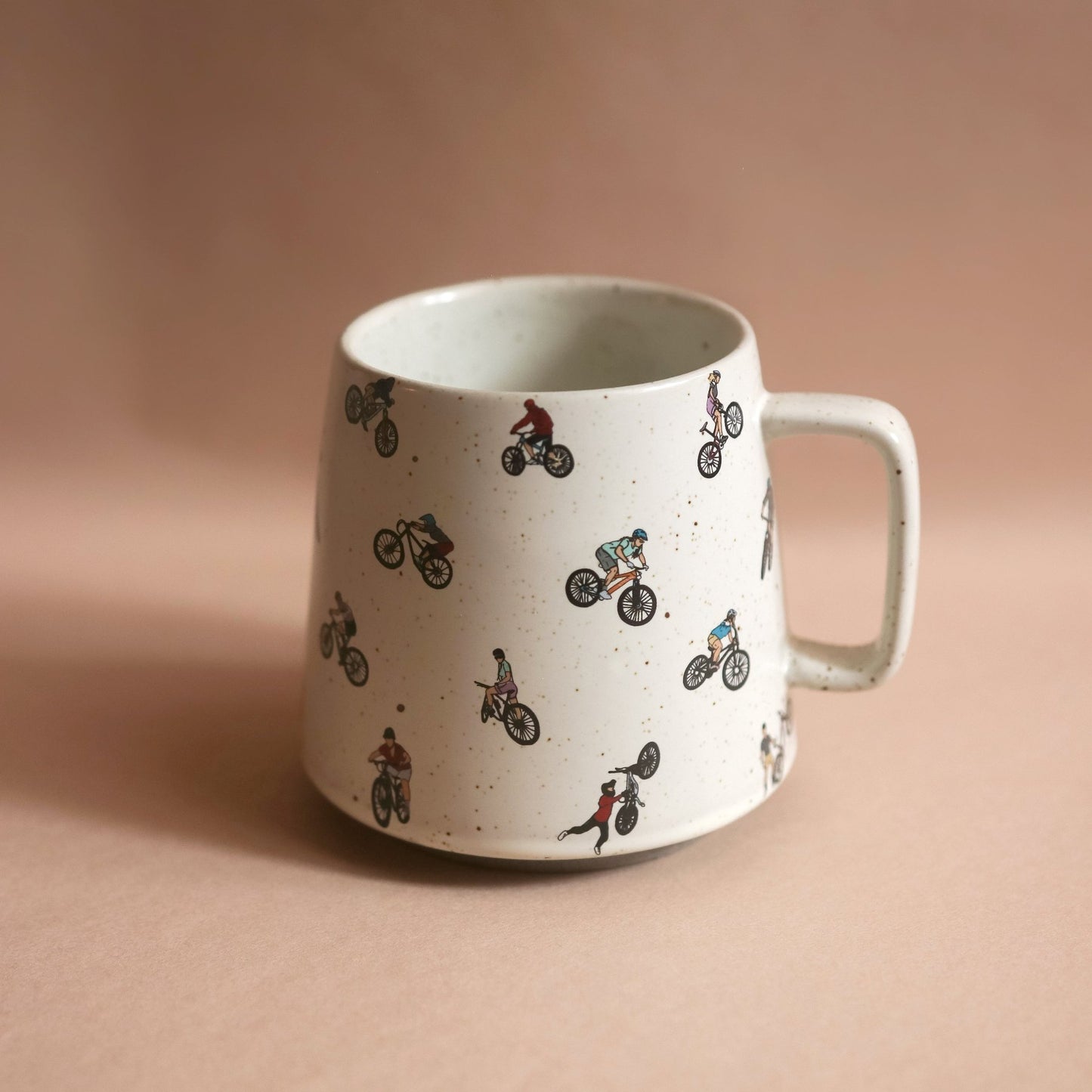 Mountain Biker Stoneware Mug