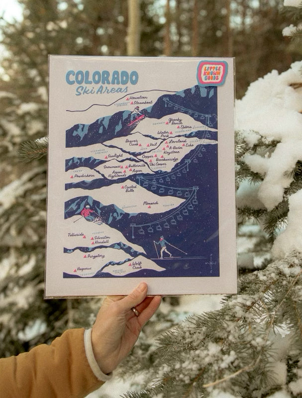 Colorado Ski Resorts Map