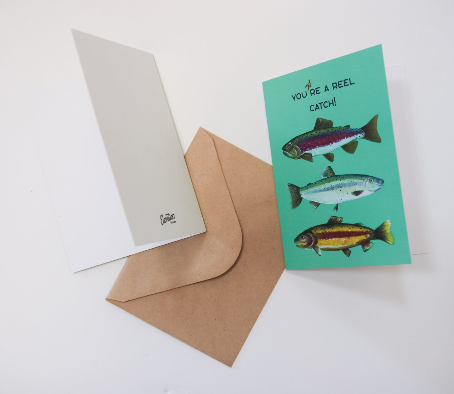 You're a Reel Catch - Trout Fish Card