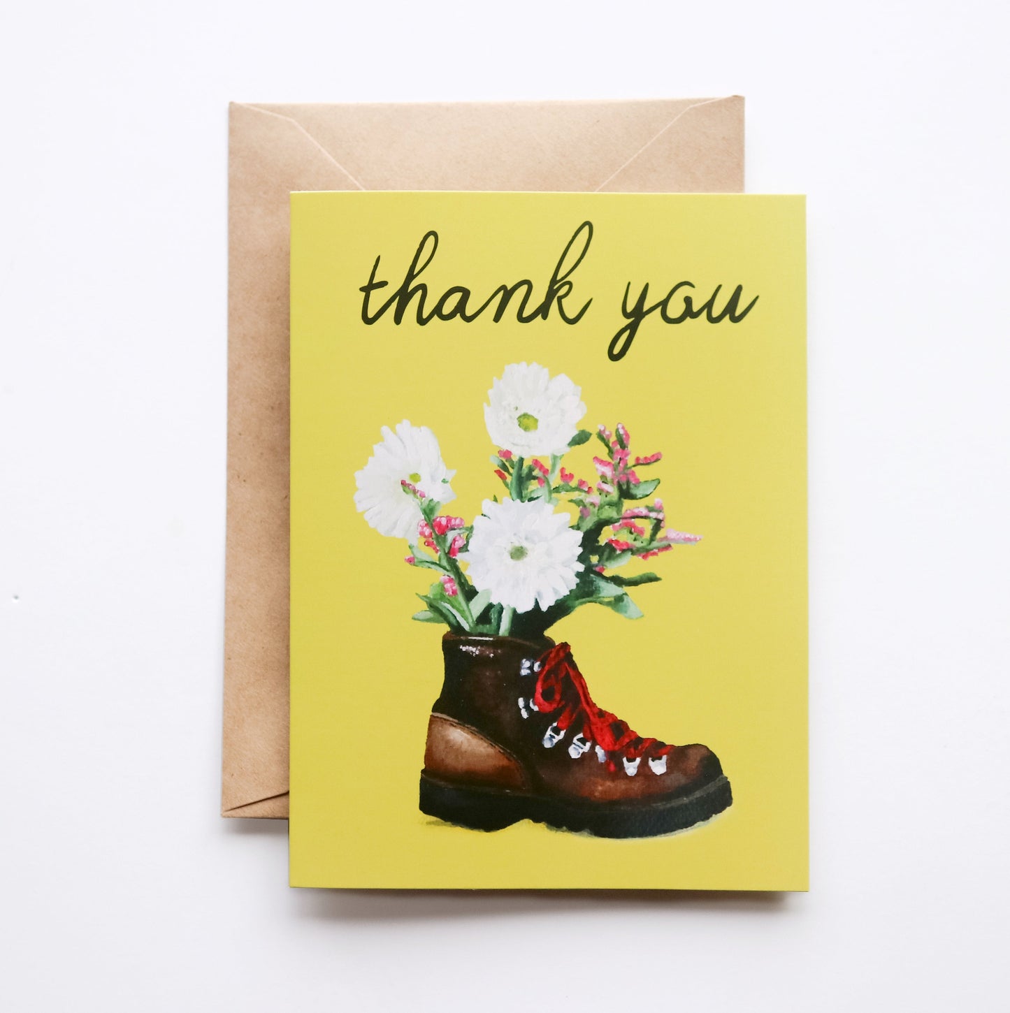 Thank You Card - Hiking Boot